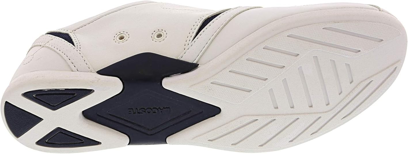 Lacoste Men's Protect Cor SPJ Syn White/Dark Blue Ankle-High Fashion Sneaker
