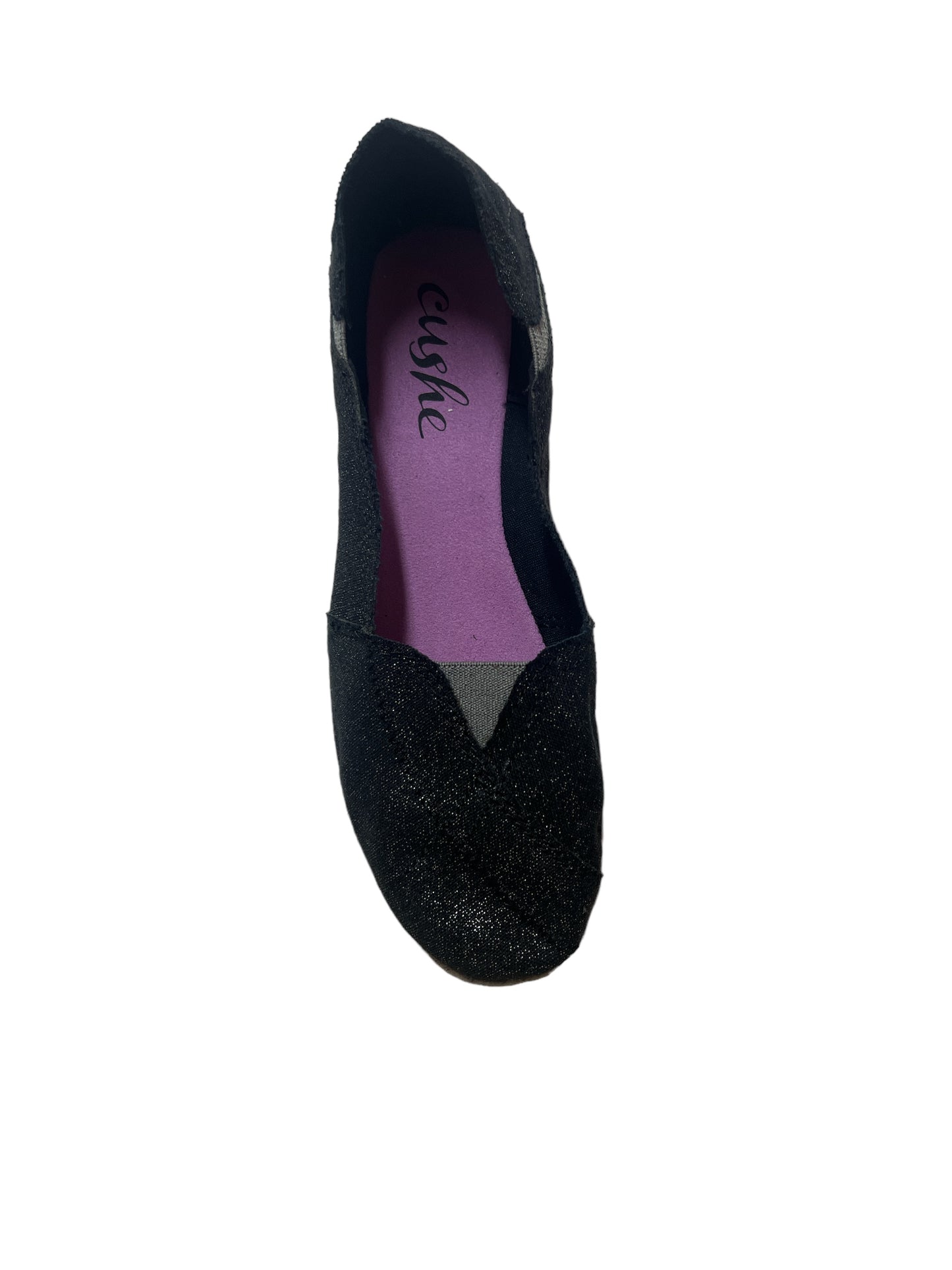 Cushe Black Metallic Slip-Ons