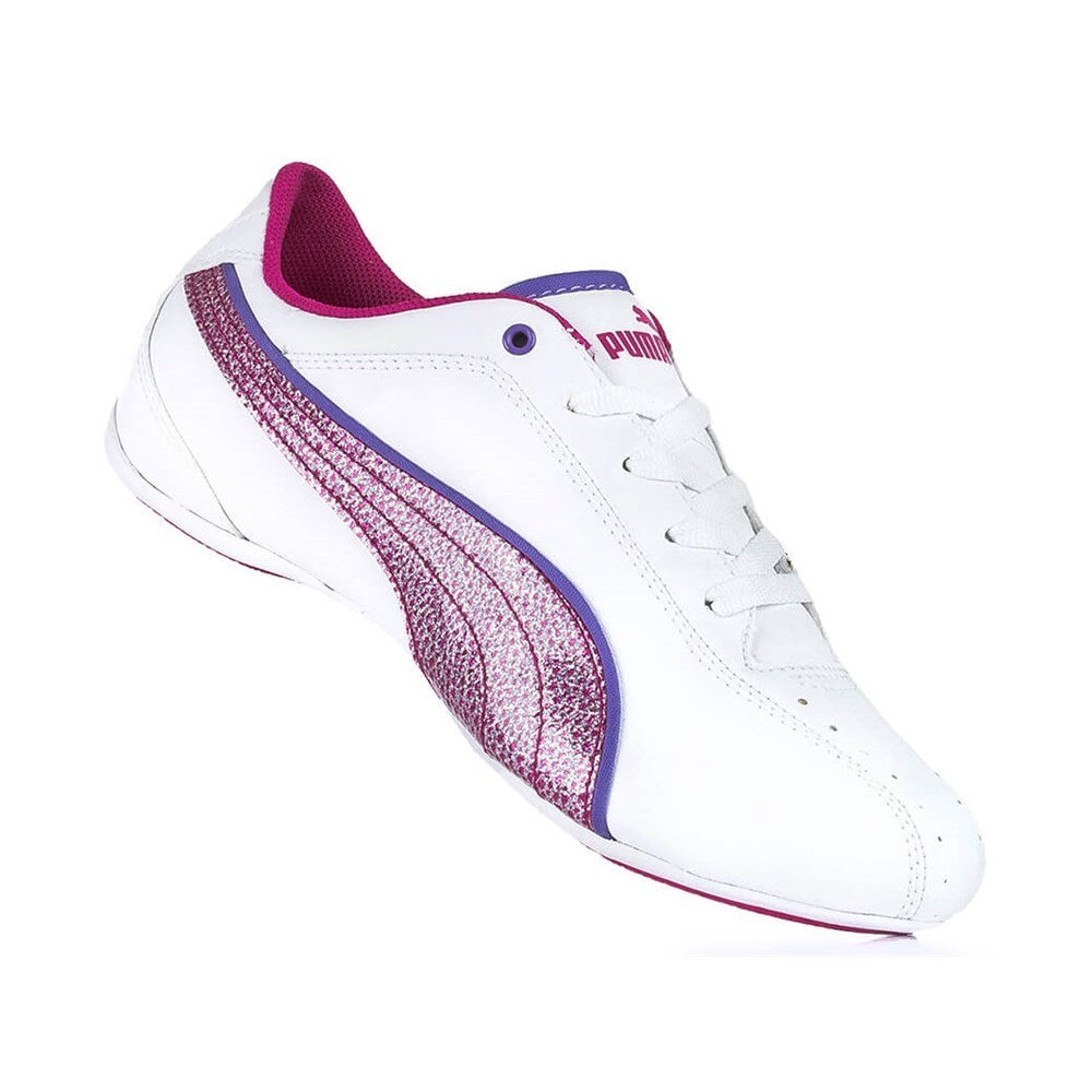 PUMA Tallula Glamm Jr. White/Cabaret/Purple- 353012 11