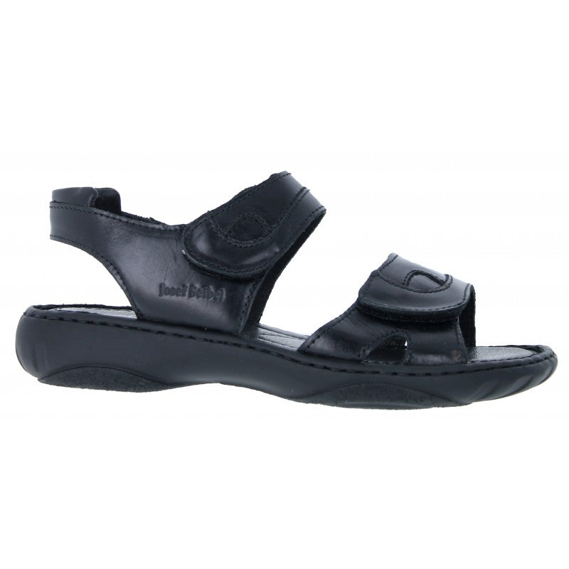 Josef Seibel Ladies Debra Roma Schwarz Heel Sandals