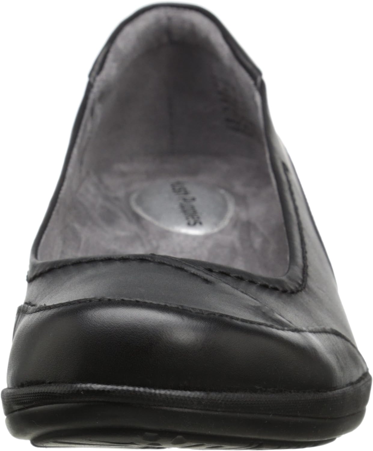 Hush Puppies Women Kellin Oleena Black Leather Slip Ons
