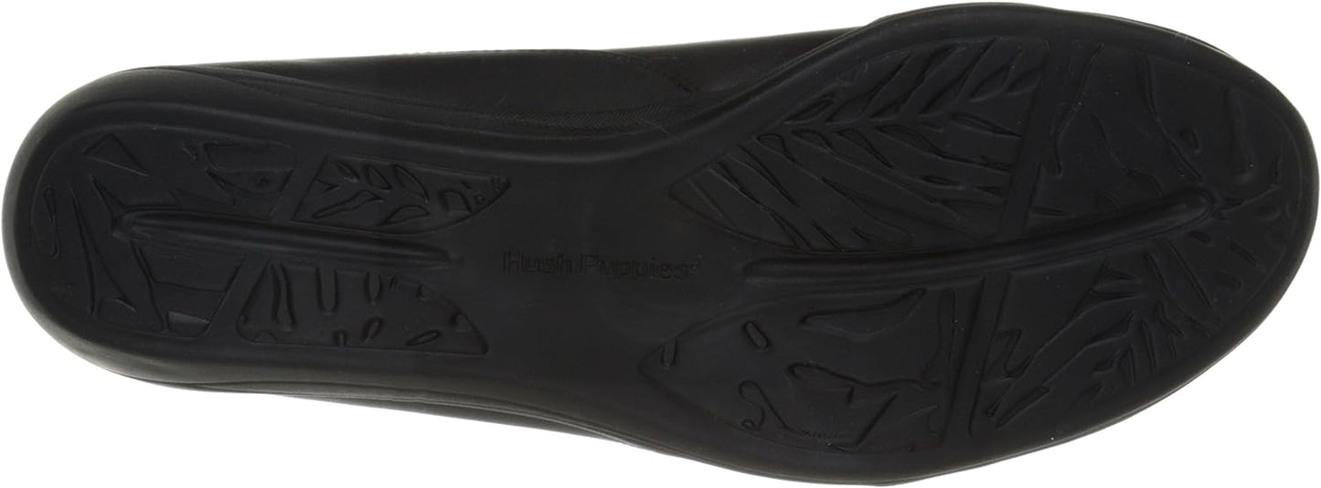 Hush Puppies Women Kellin Oleena Black Leather Slip Ons
