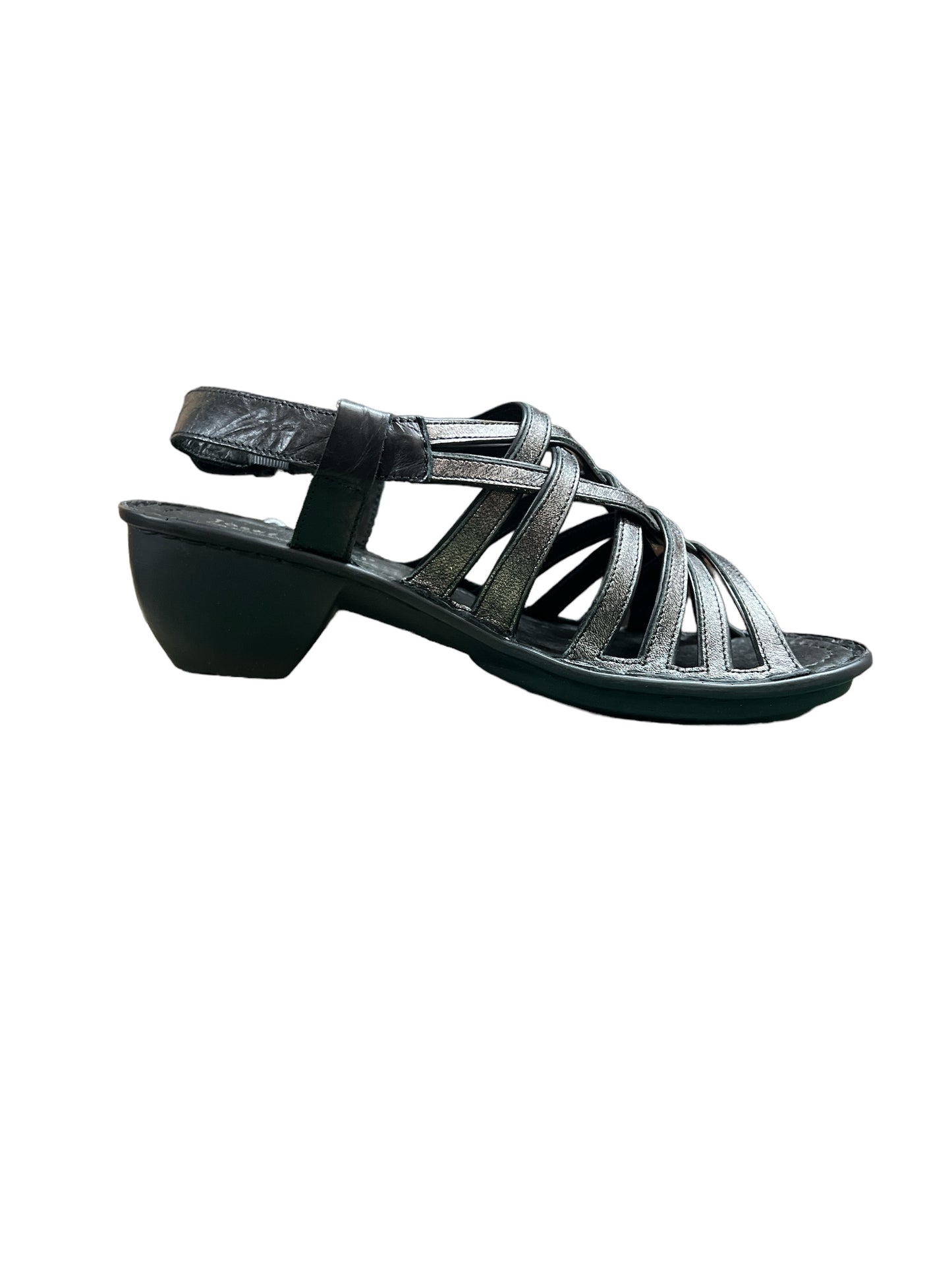 Josef Seibel Women's Celeste Bozen Kombi Schwarz Basalt Heel Sandals