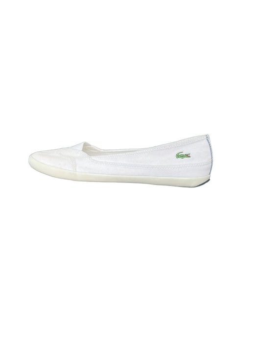 Lacoste Rieti CRE White Dark Blue Texture Slip Ons