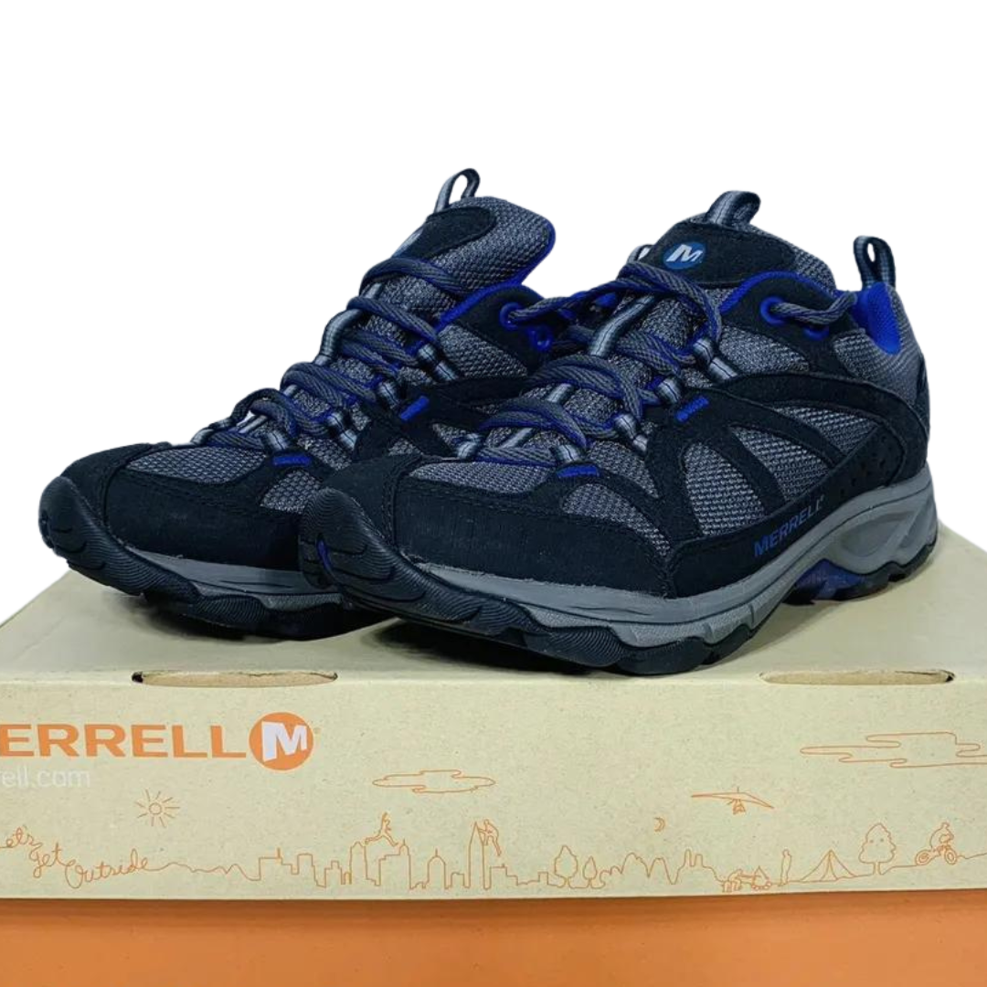 Merrell Women's Calia Waterproof Black Hiking Trailer Shoes - J55676