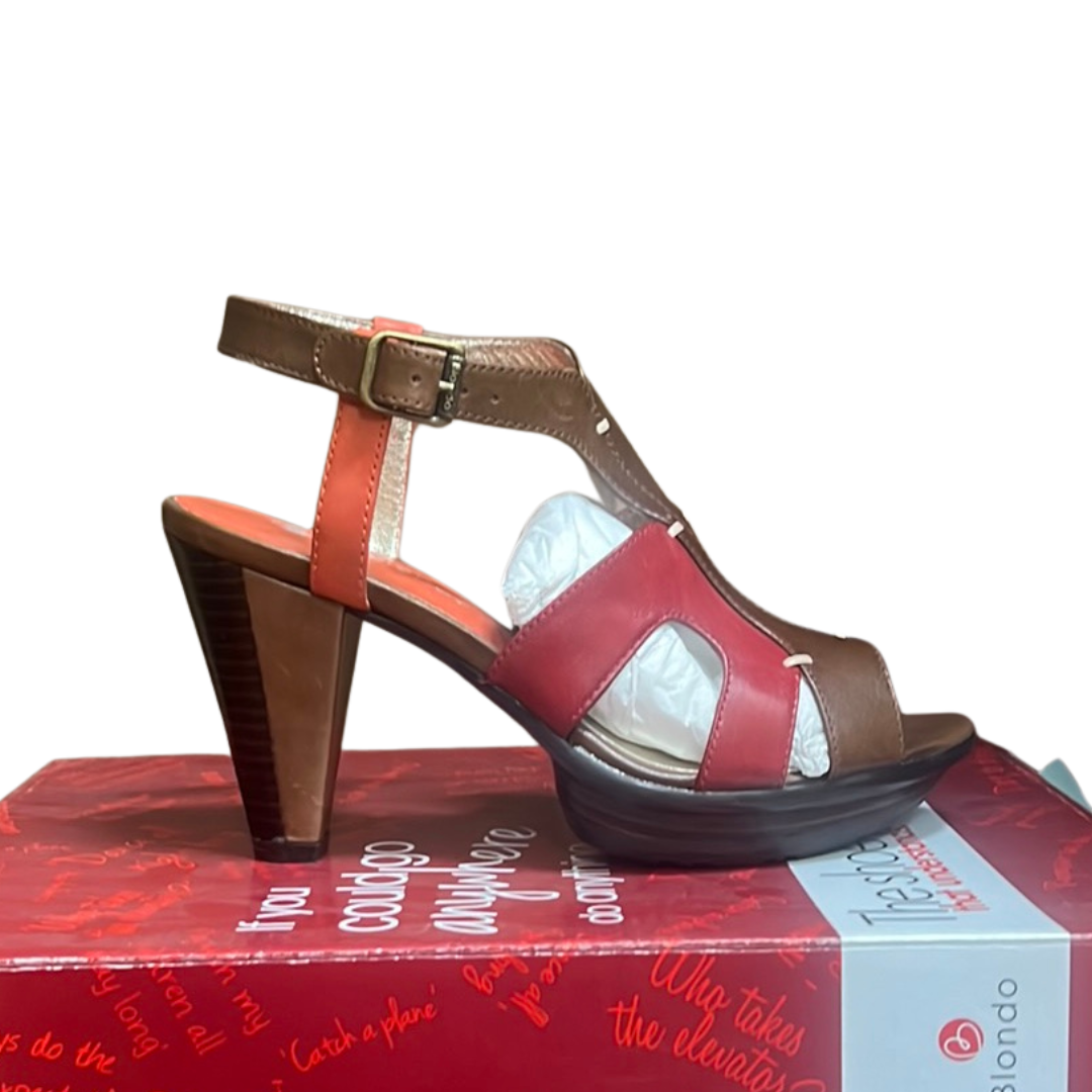 Blondo Valorie Honey Brown Sandals