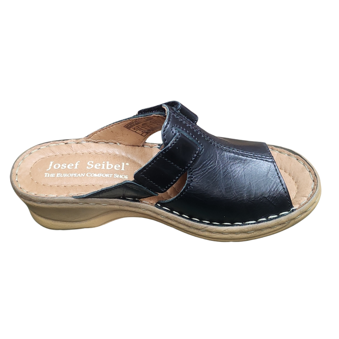 Josef Seibel Women's Catalonia32 Bozenkombi Schwarz Visone Sandals