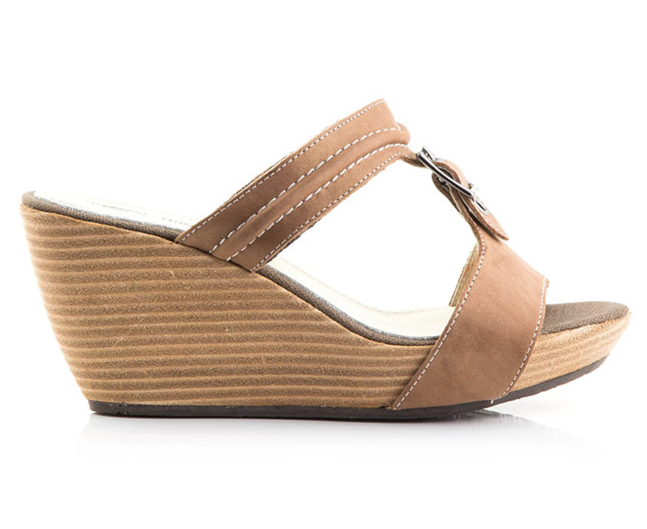 Hush Puppies Women’s Momento Wedge Sandal - Brown