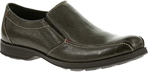 Hush Puppies Men's Victor Truman Charcoal Leather Dress Shoes