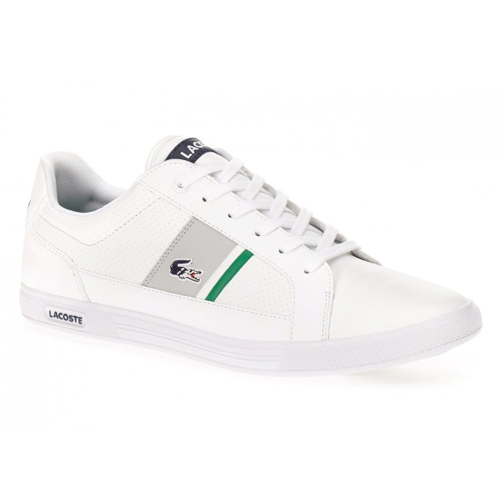 Lacoste Men's Europa HTB SPM White/Blue Sneakers