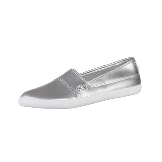 Lacoste Women's Marice MET SPW Silver Slip Ons