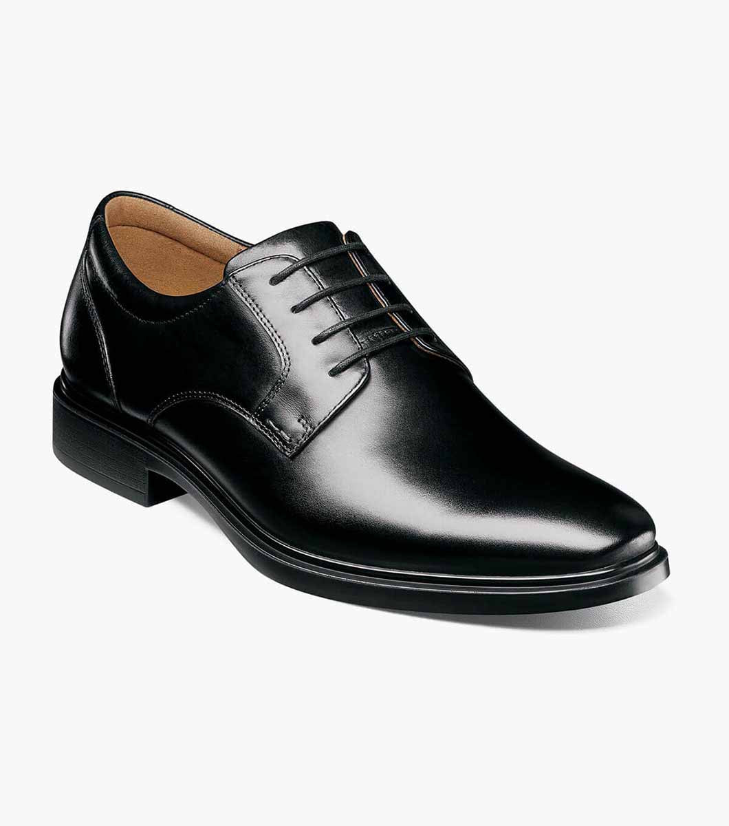 Florsheim Men's Plain Toe Oxford Black Dress Shoe