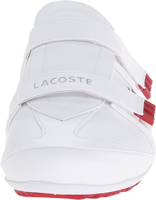 Lacoste Women's Arixia LCR White/Red Synthetic Sneakers