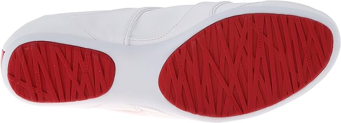 Lacoste Women's Arixia LCR White/Red Synthetic Sneakers