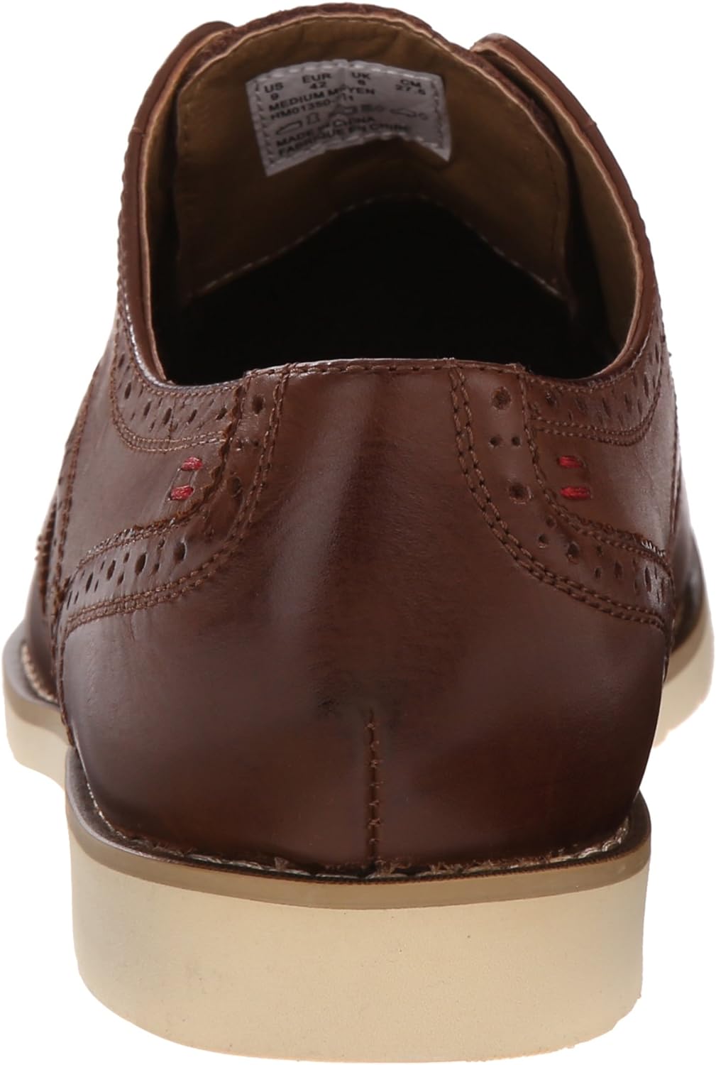 Hush Puppies Men's Fowler Ez Dress Oxford, Cognac Leather