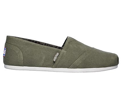 Skechers Womens BOBS Plush - Peace and Love Olive