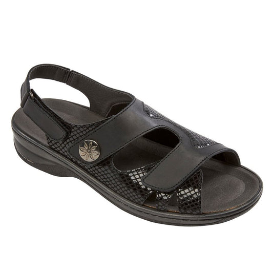 BIOTIME Grace Black/Tan Sandals