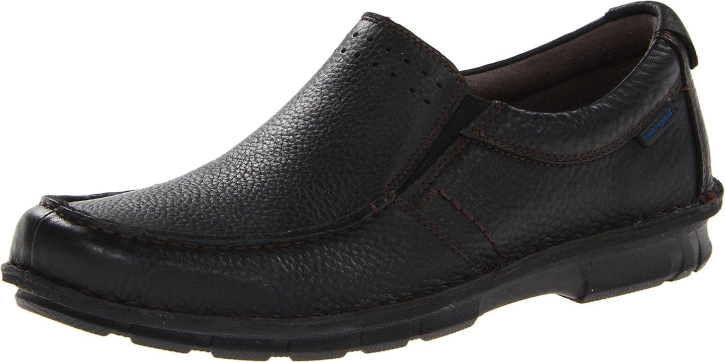 Hush Puppy Men's Montrose Black Leather Slip-On