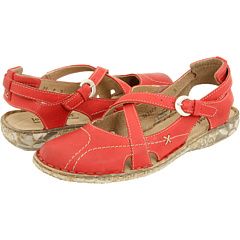 Josef Seibel Sunflower Milano Red Leather Sandals