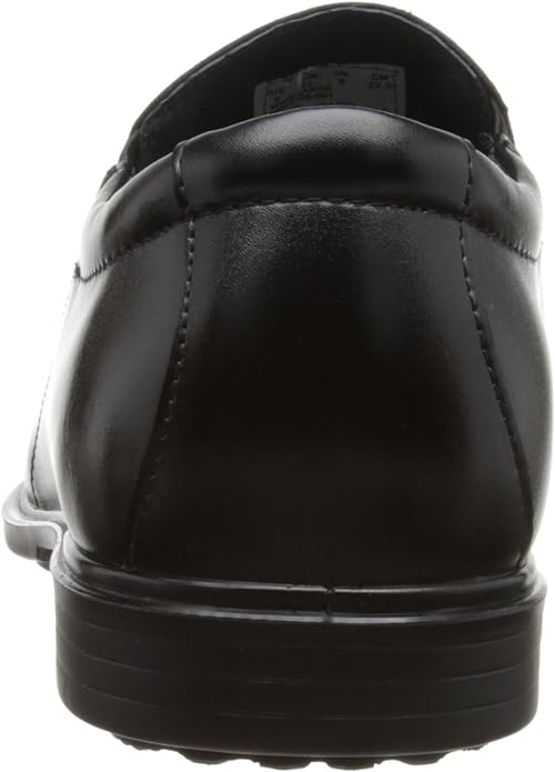 Hush Puppies Men's Vito Slip On Black Leather Dress Shoe