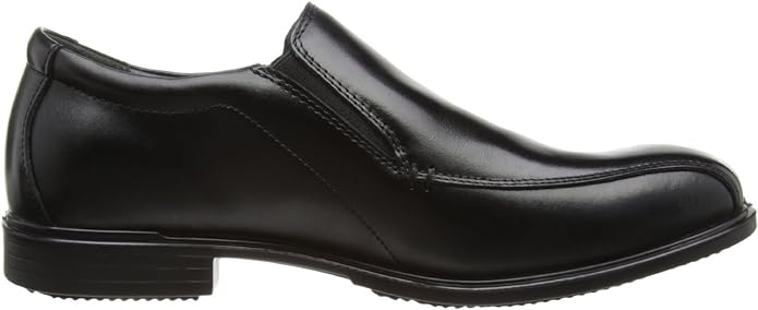 Hush Puppies Men's Vito Slip On Black Leather Dress Shoe