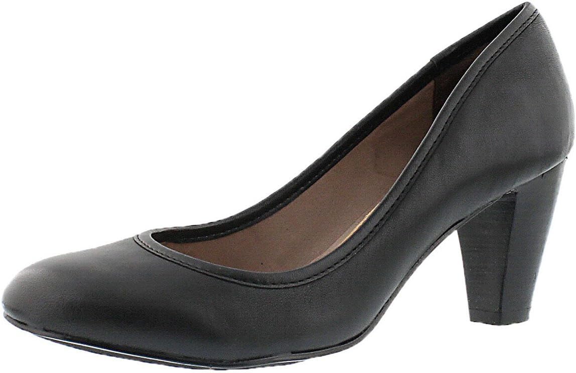 Hush Puppies Women's Jemma Lennox Black Leather Heels