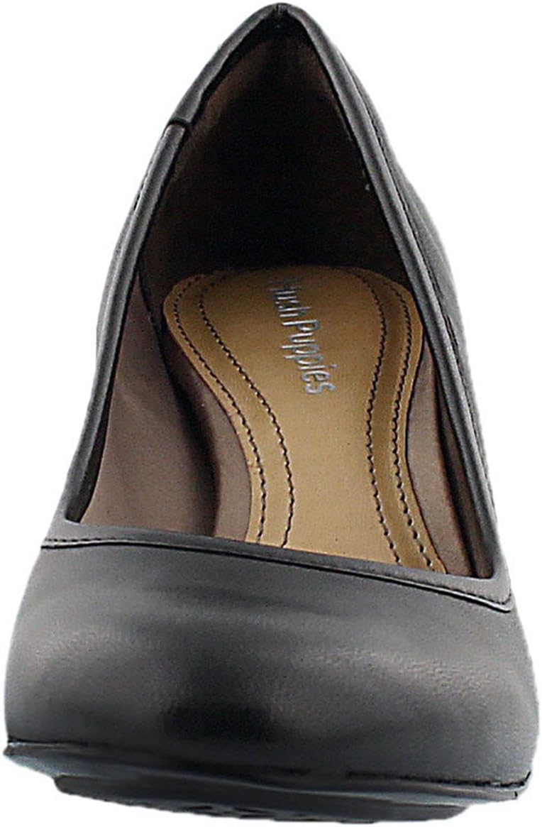 Hush Puppies Women's Jemma Lennox Black Leather Heels