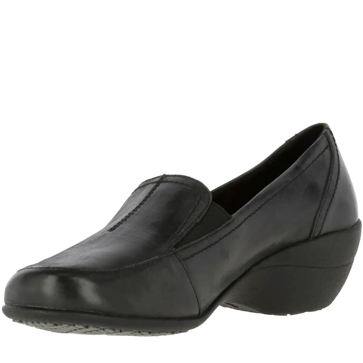 Hush Puppies Women Kana Black Leather Slip On