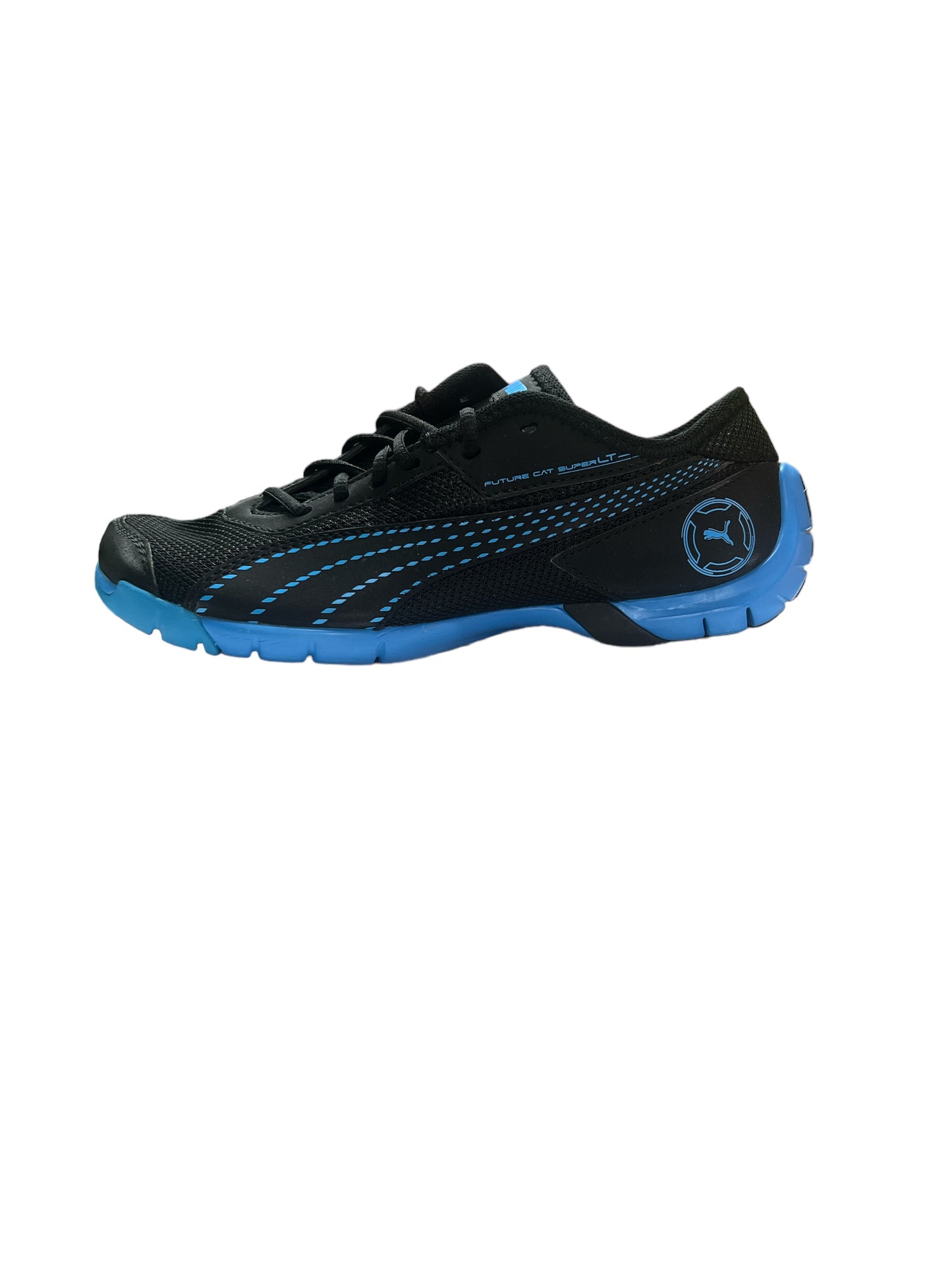 PUMA Future Cat SuperLT JR Black/Black/ Malibu Blue - 304405 02