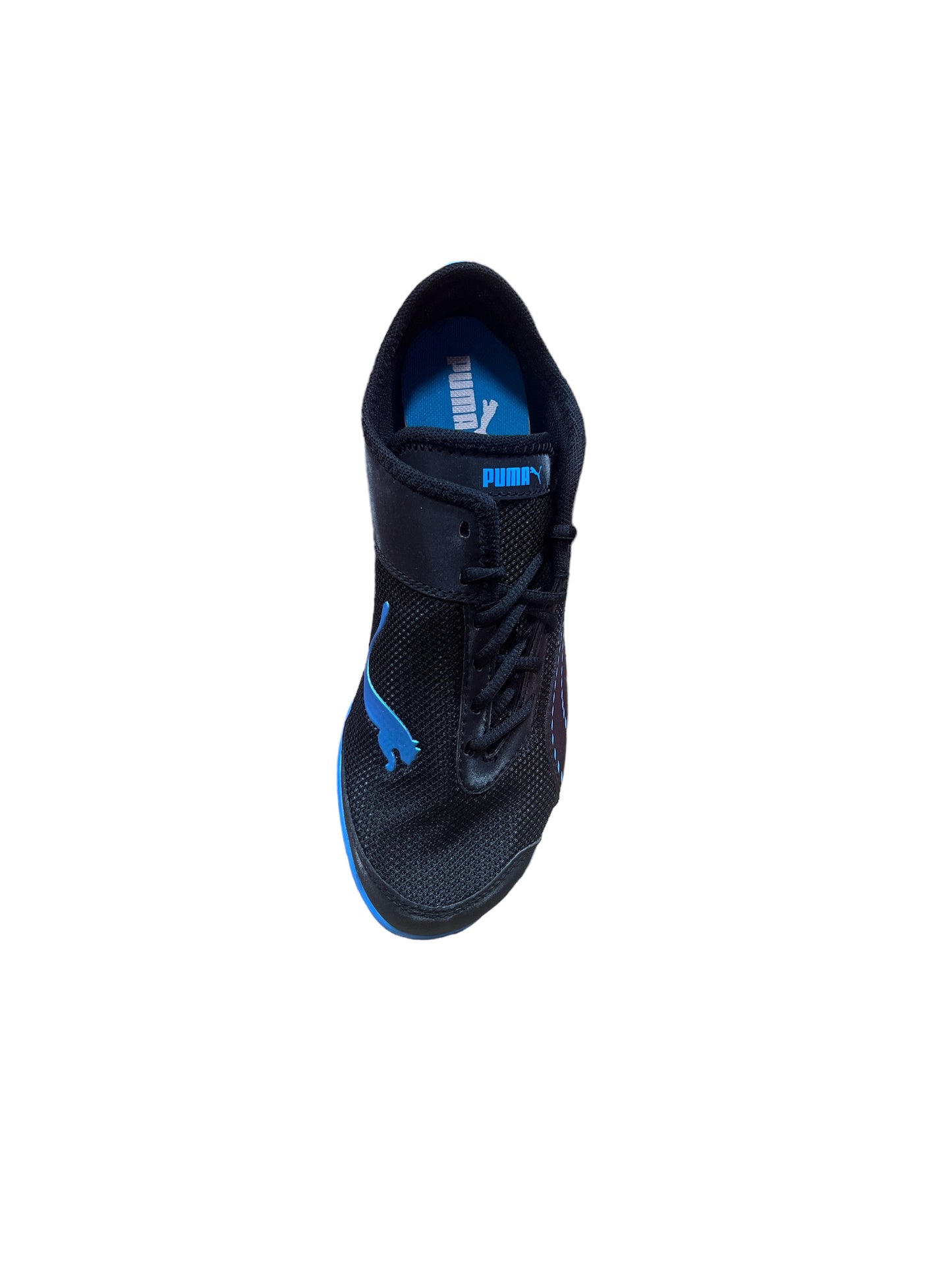 PUMA Future Cat SuperLT JR Black/Black/ Malibu Blue - 304405 02