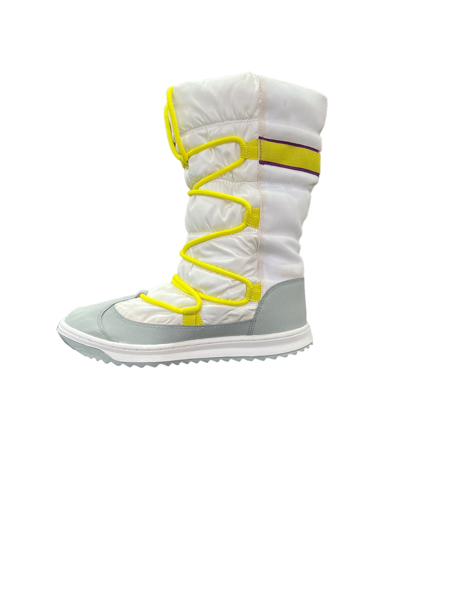 PUMA Women's Snow Nylon 2 Boots White/Yellow - 355229 03