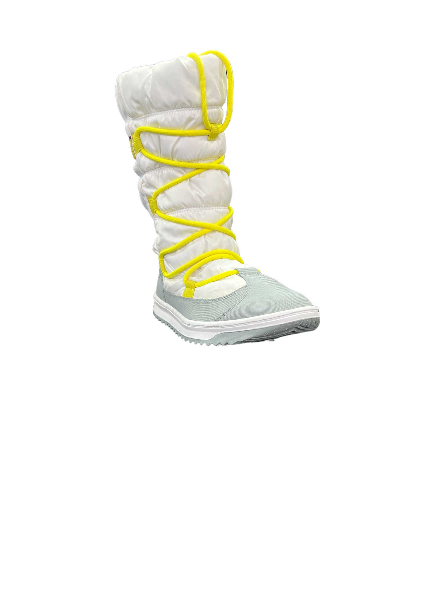 PUMA Women's Snow Nylon 2 Boots White/Yellow - 355229 03