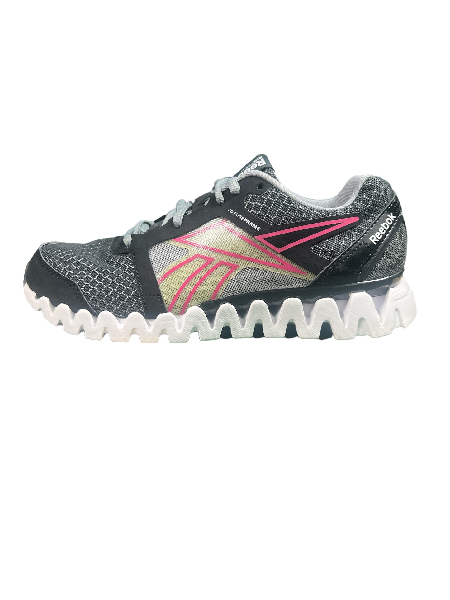 Reebok Women's ZIGQUICK Fire Black/White/Grey Sneakers - J95938