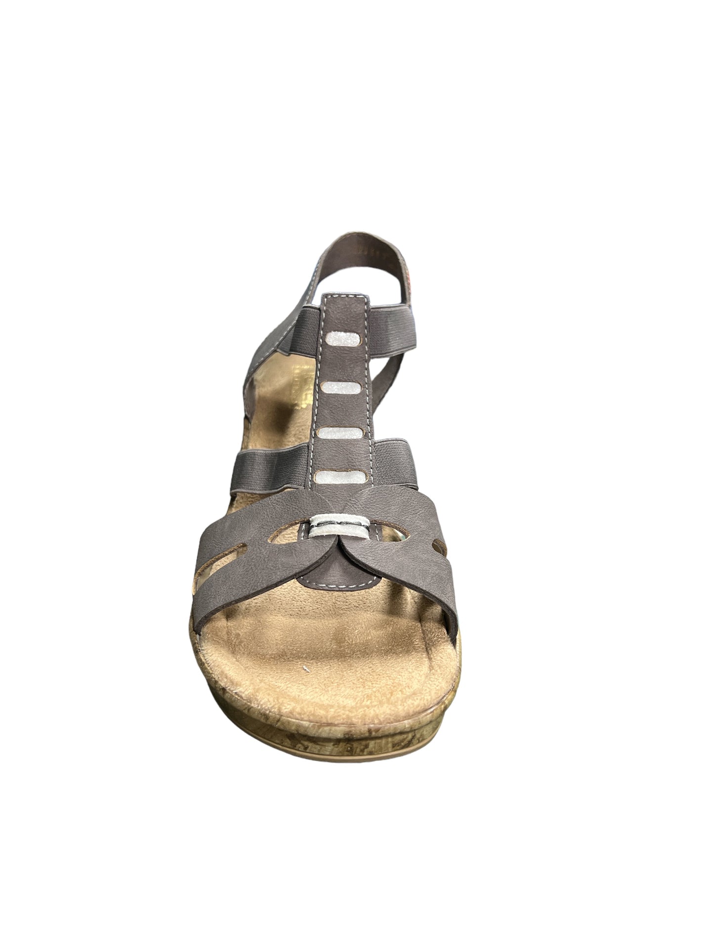 Rieker 69770-43 Grey Heel Sandals