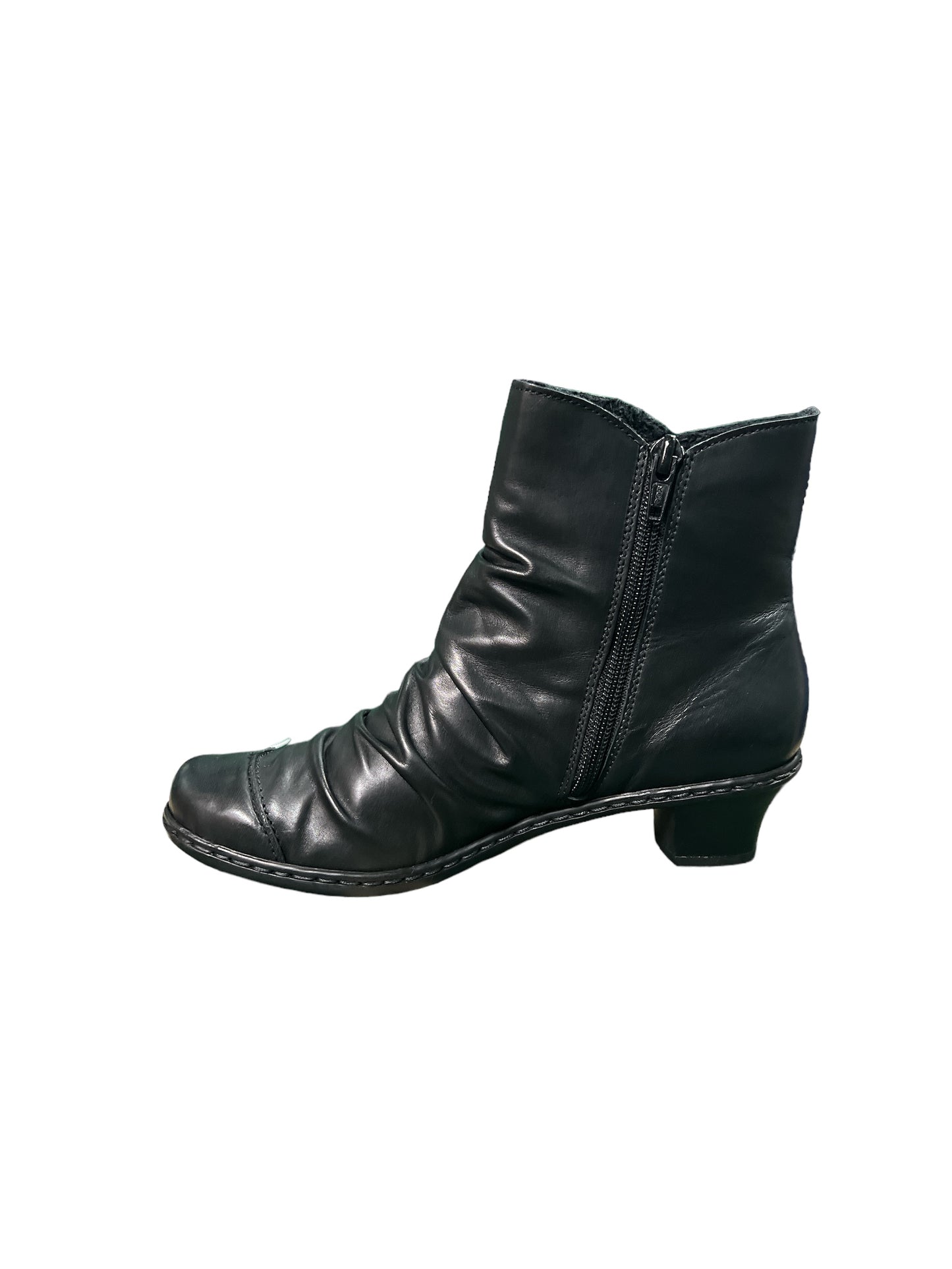 Rieker 72170-00 Black Heel Boots