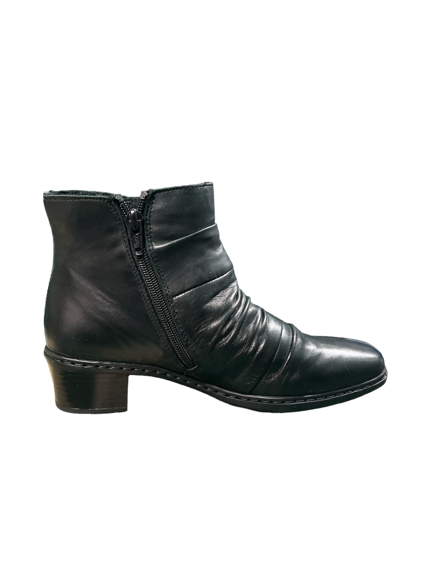 Rieker 74553-00 Black Heel Boots