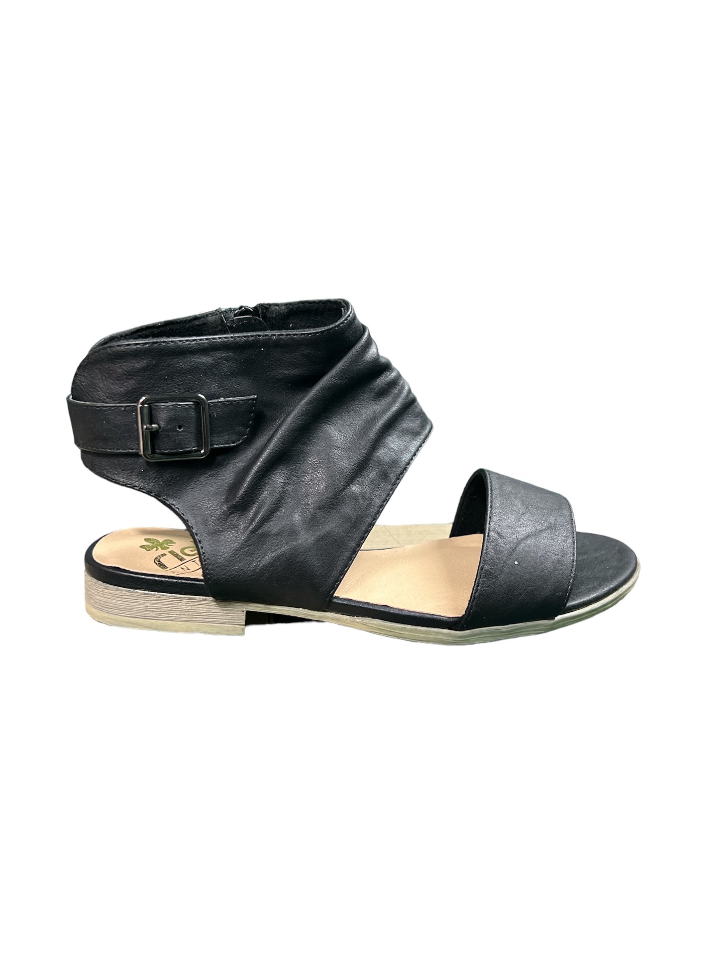 Rieker V0752-00 Black Heel Sandals