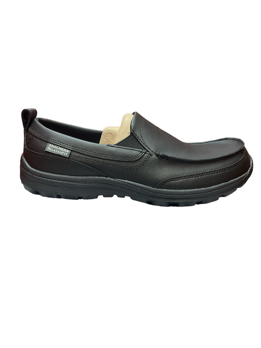 Skechers Men's Hobbes Black Slip On - 77005