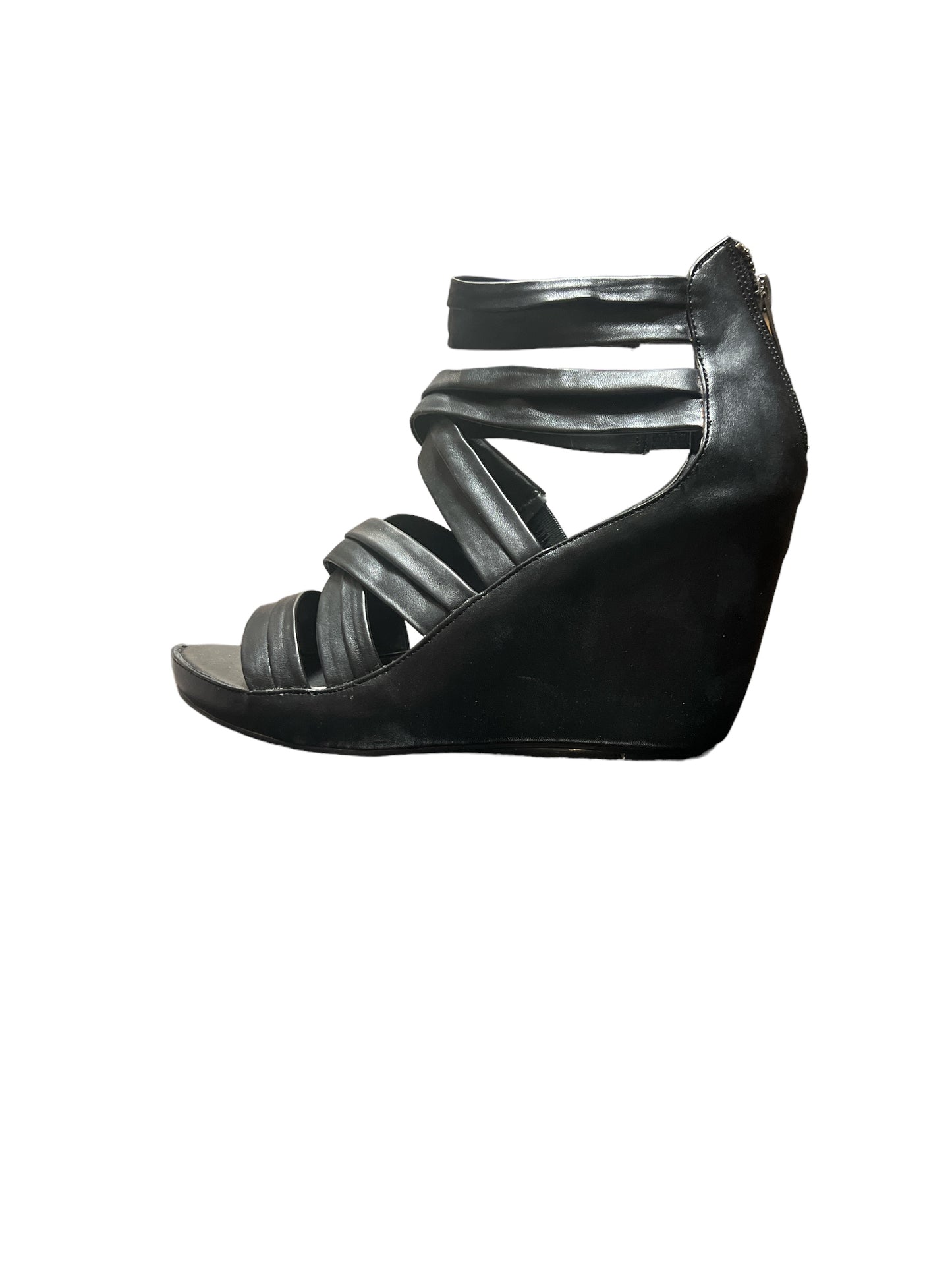 Steve Madden Bonndd Black Heel Sandals