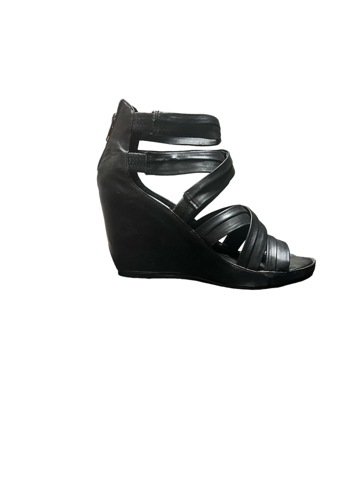 Steve Madden Bonndd Black Heel Sandals