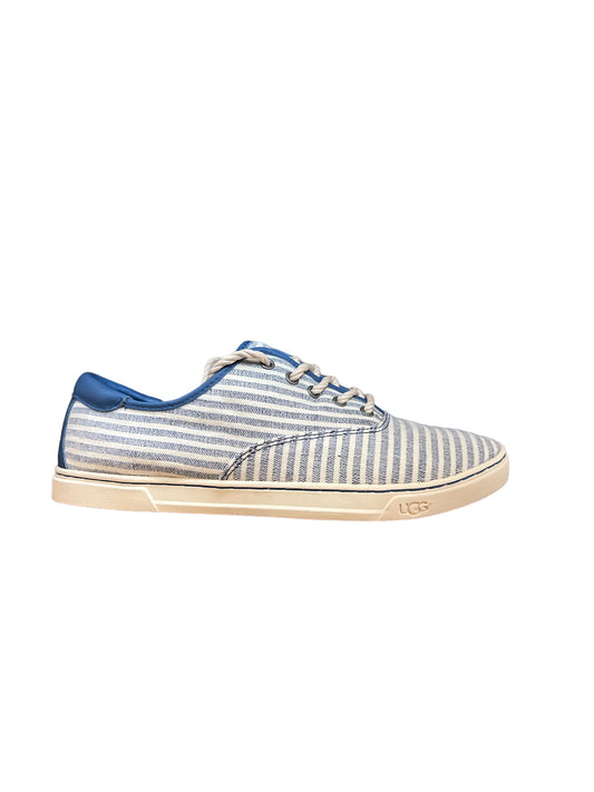 UGG Women Eyan II Stripe White/Navy Sneaker