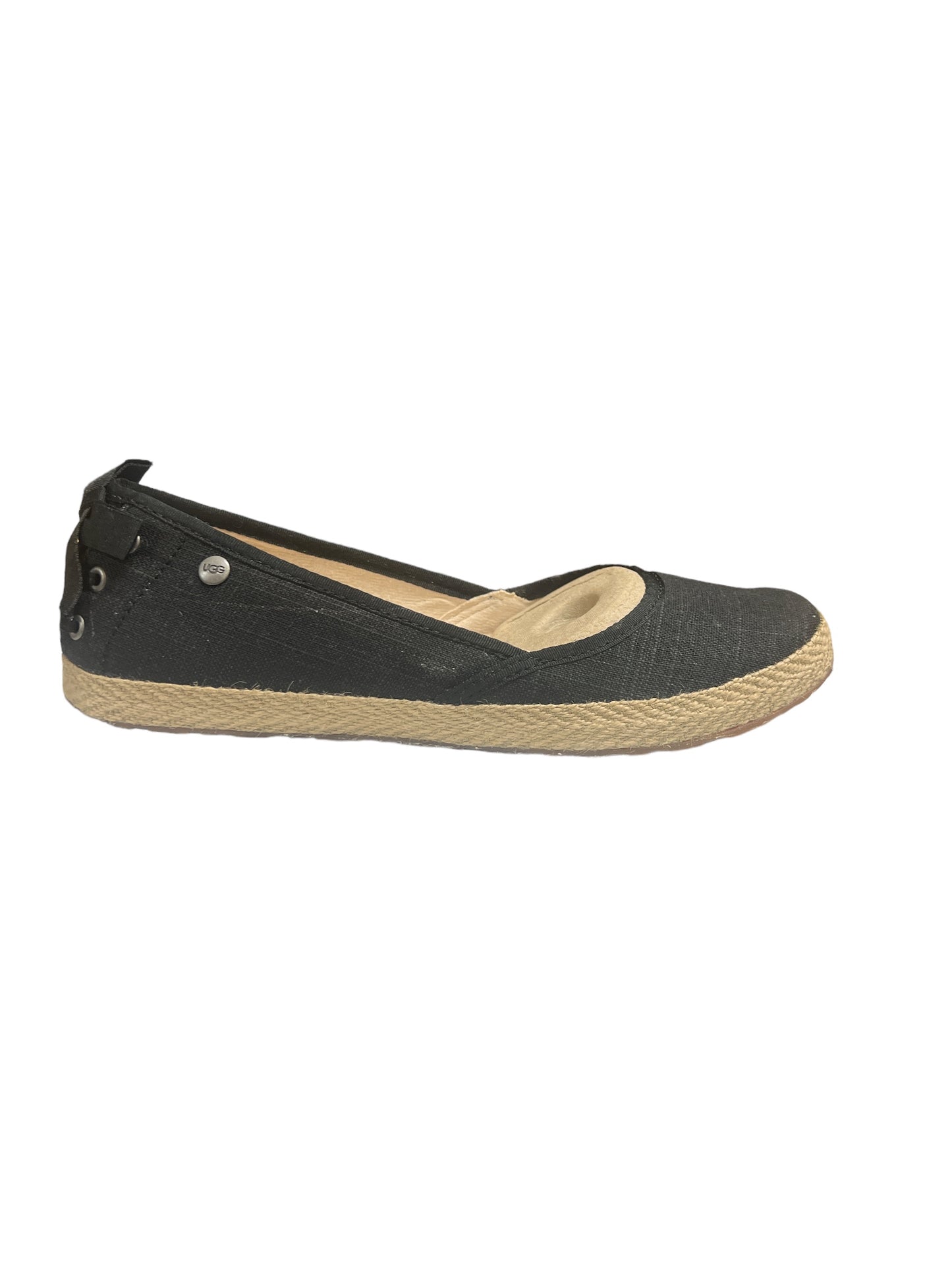 UGG Women's Indah Black Ballet Flats