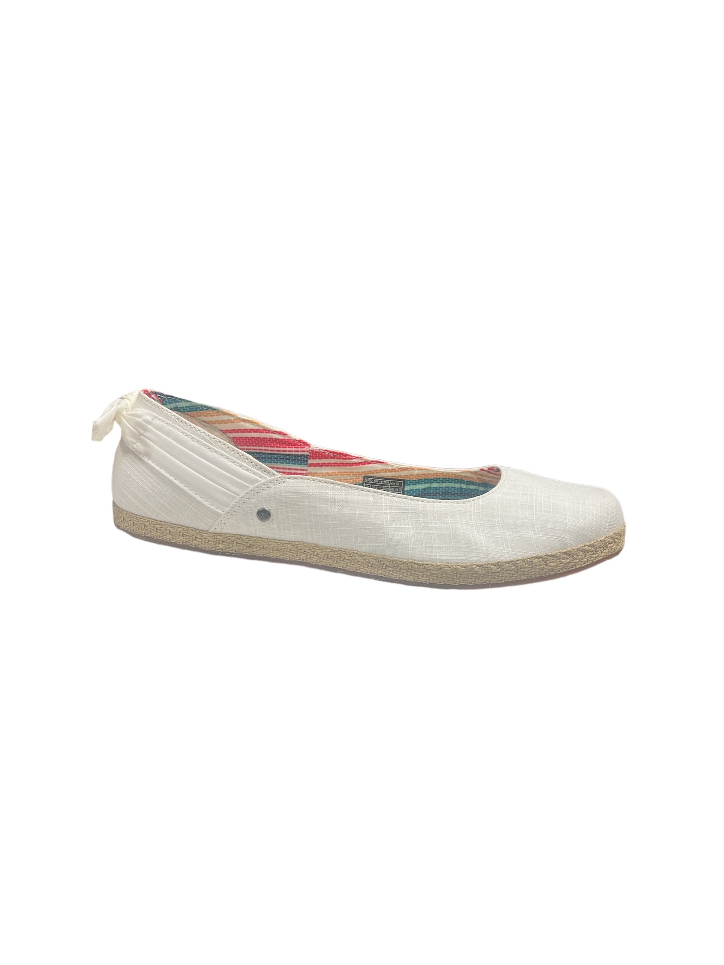 UGG Women's Perrie White Ballet Flats