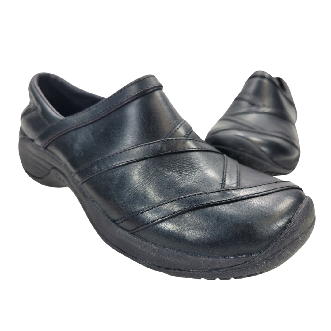 Merrell Women's Encore Eclipse Smooth Black Leather Slip On - J66590