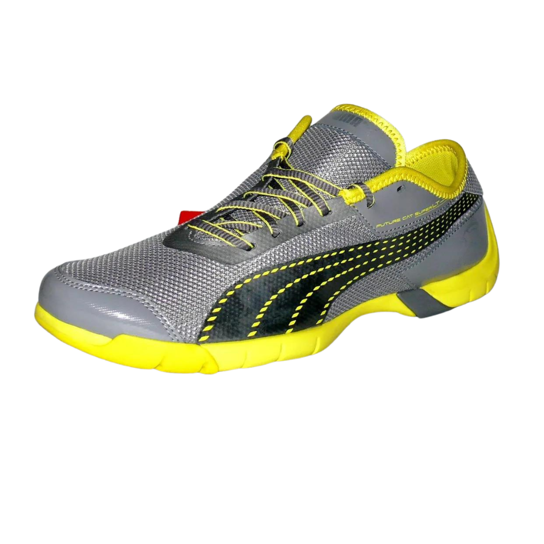 PUMA X Ferrari Future Cat Super LT Black Yellow Driving Shoes US 11 - 304428 02