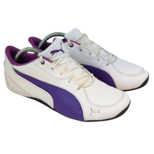 PUMA Girls Running Shoes White Purple - 304609 05