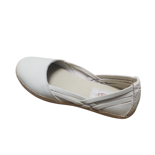 UGG Women's TRIPPIE White Ballet Flats