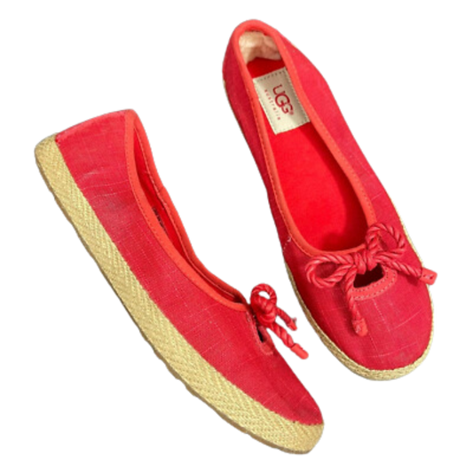 UGG Women's SYLESTE Red Ballet Flats