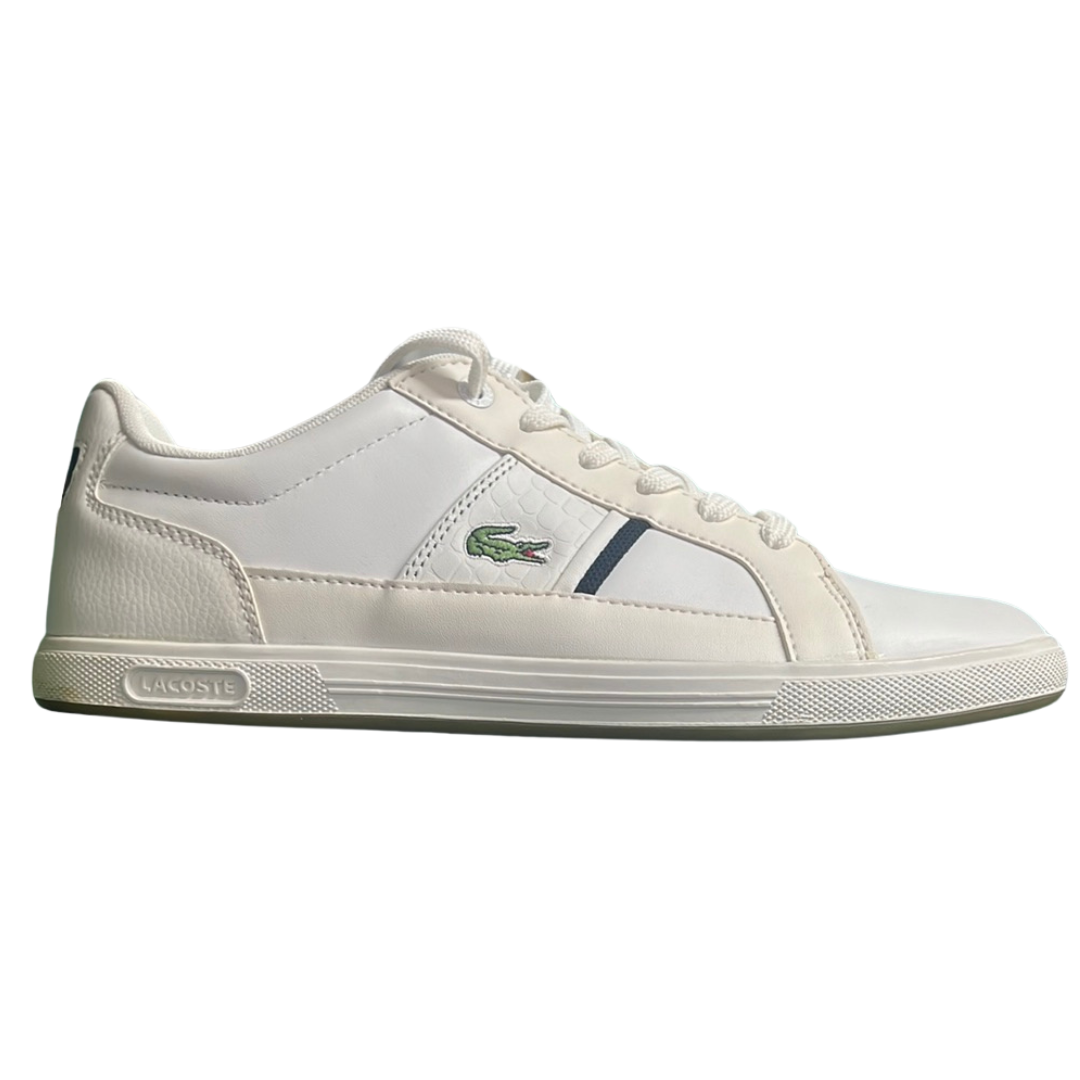 Lacoste Men's Europa Croc SPM White/Black Sneakers