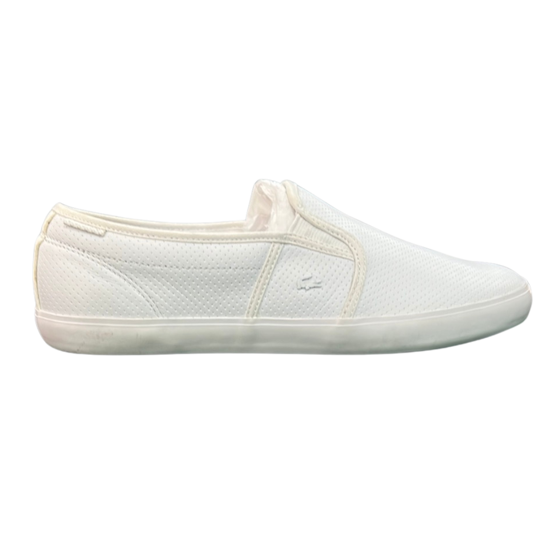 Lacoste Men's Gazon Sport PRM White Sneaker